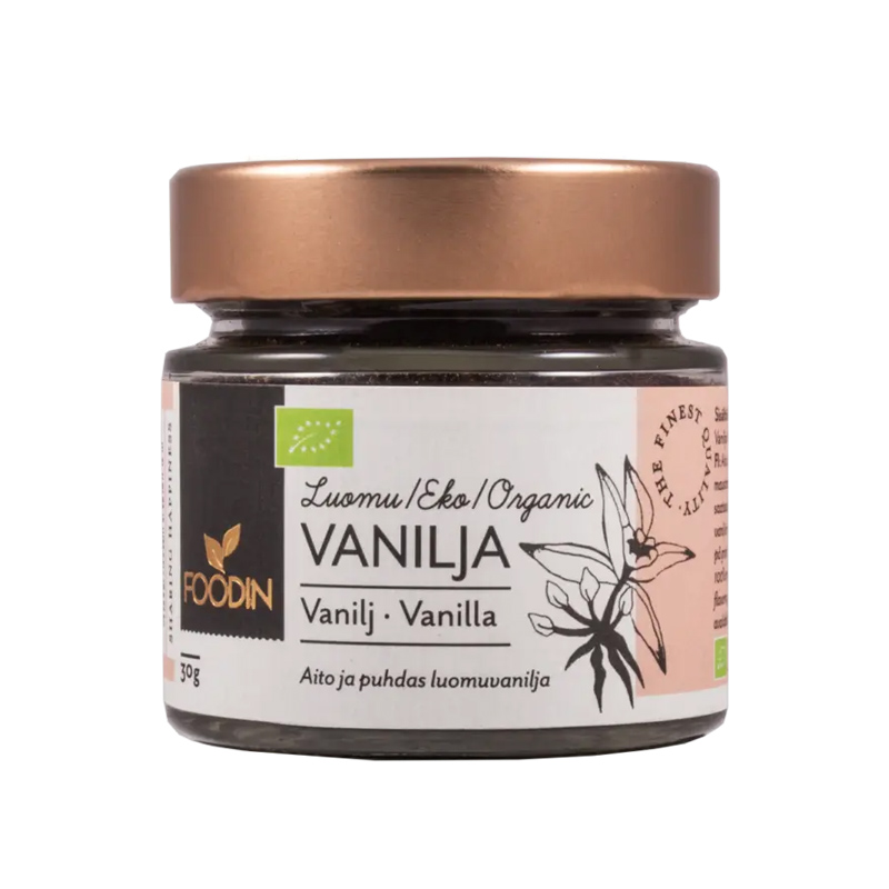 Luomuvaniljajauhe 30 g | Foodin