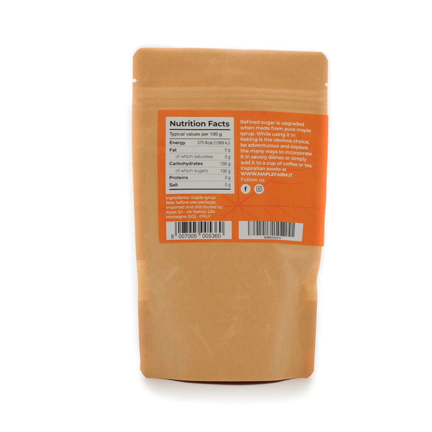 Vaahterasokeri - 150 g | Maple Farm - Image 3
