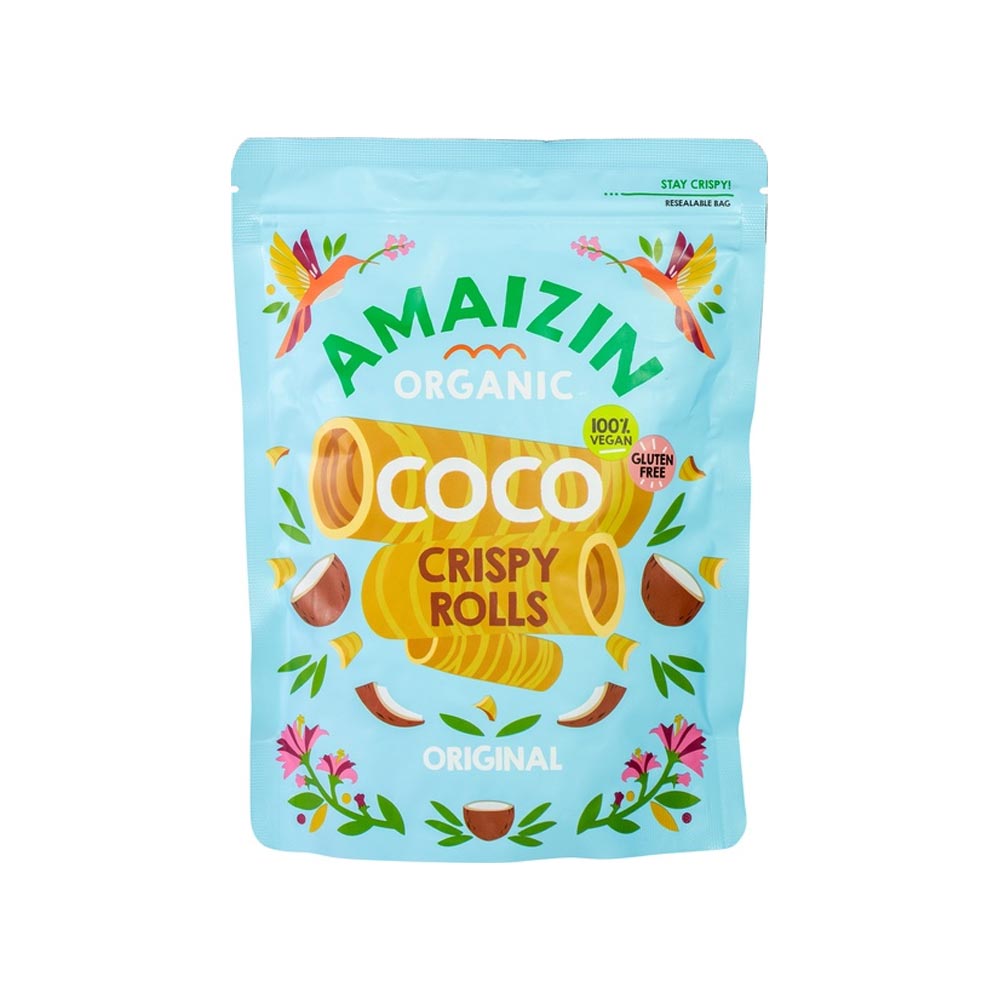 Rapeat kookosvohvelit 140g | Amaizin