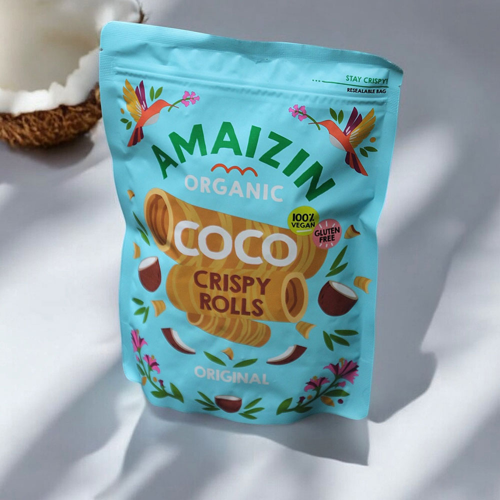 Rapeat kookosvohvelit 140g | Amaizin - Image 3