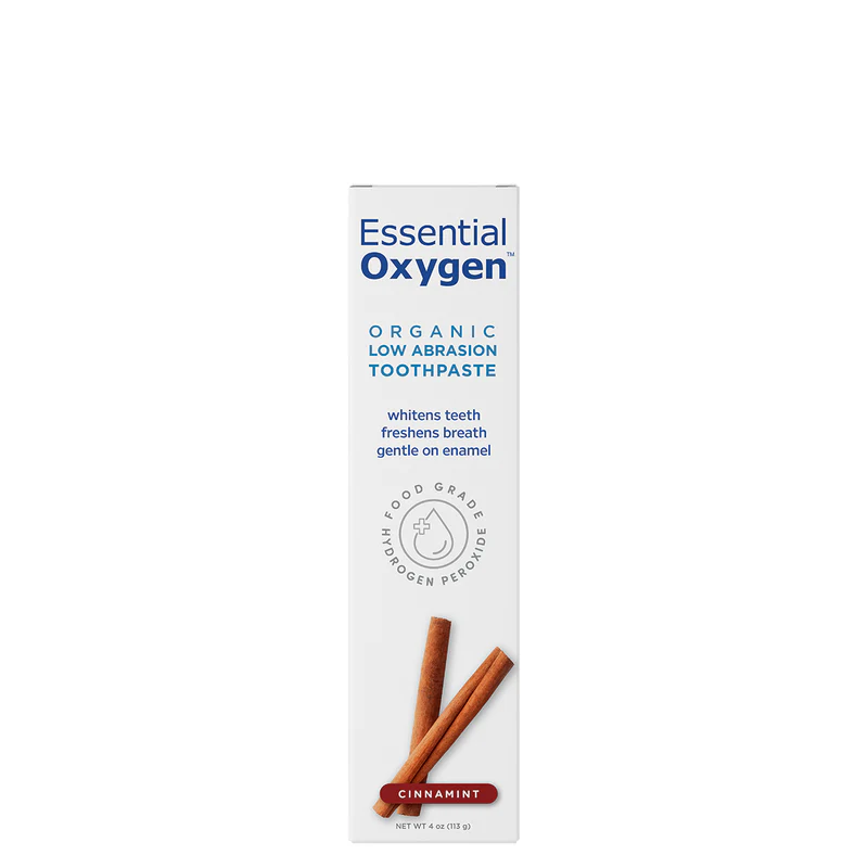 Matalan hankaavuuden luomuhammastahna (Cinnamint) 113,4 g | Essential Oxygen - Image 3