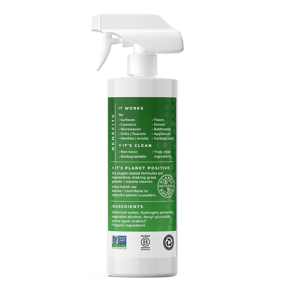 Kosketuspintojen puhdistusaine (hajusteeton) 946ml | Essential Oxygen - Image 3