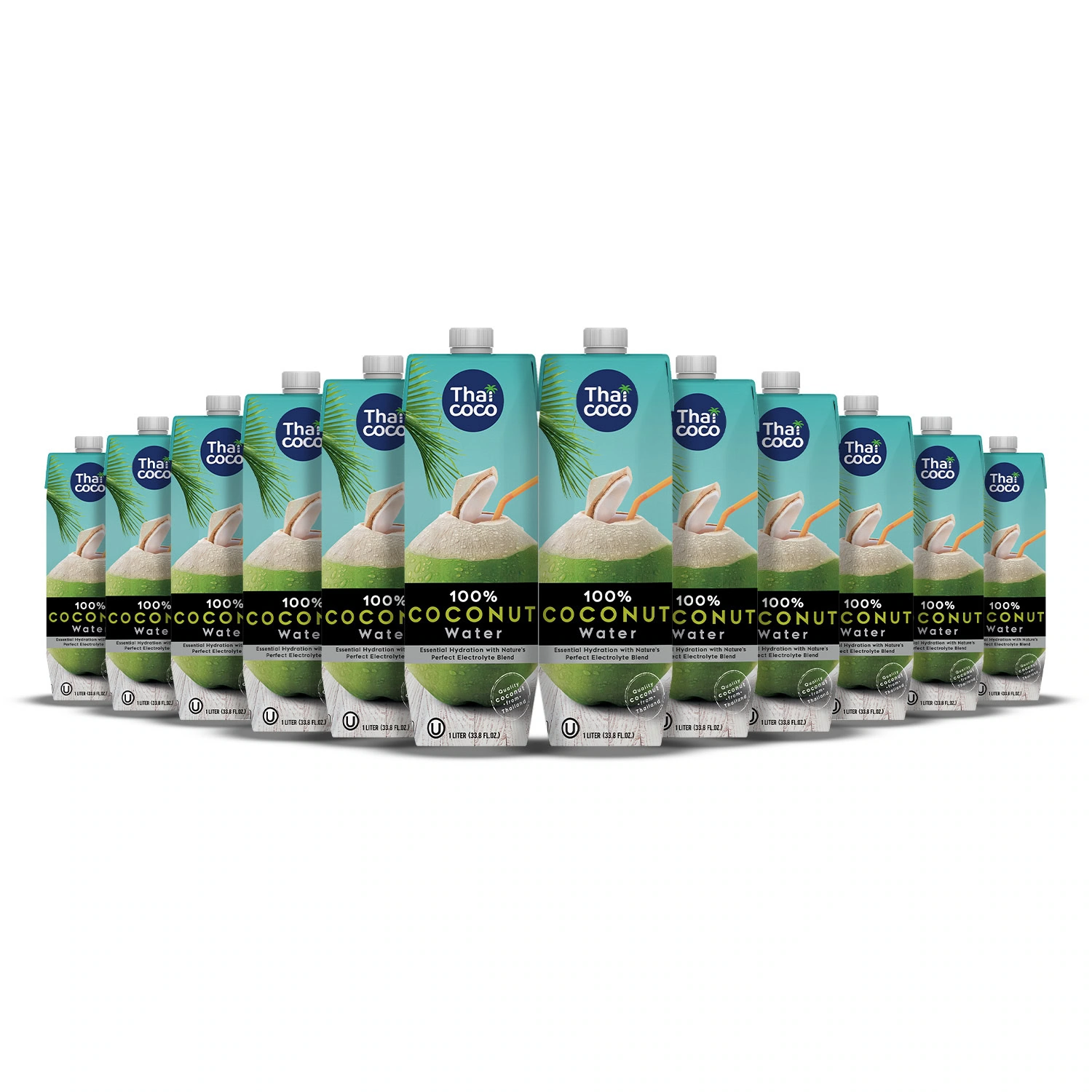 Thai-kookosvesi 1000 ml x 12 kpl | Thai Coco